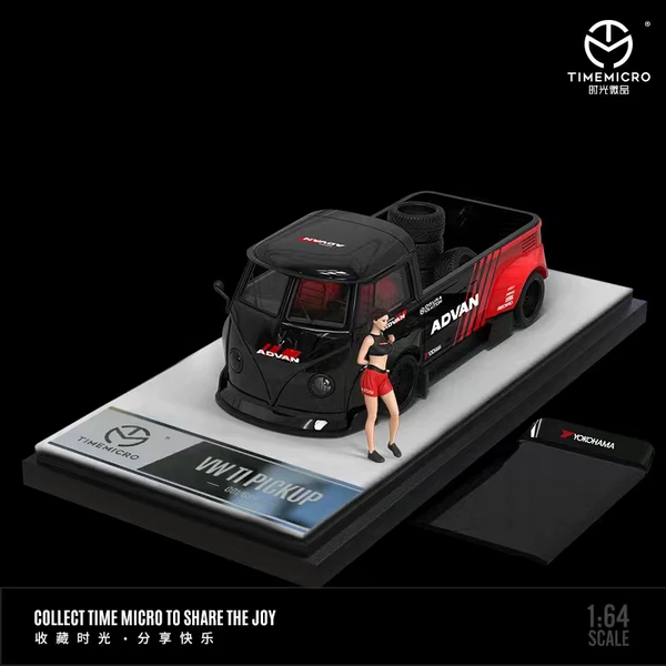 Time Micro - Volkswagen T1 Pickup "ADVAN" w/ Figure