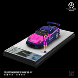 Time Micro - Mazda RX-7 RE Amemiya Pink w/ Figure