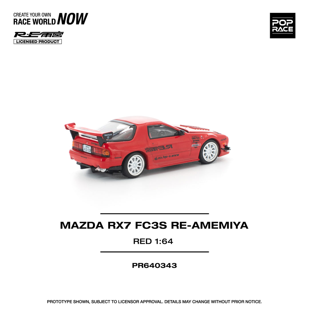 *Pre-Order* Pop Race - Mazda RX-7 (FC3S) RE-AMEMIYA - Red