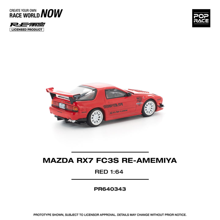 *Pre-Order* Pop Race - Mazda RX-7 (FC3S) RE-AMEMIYA - Red
