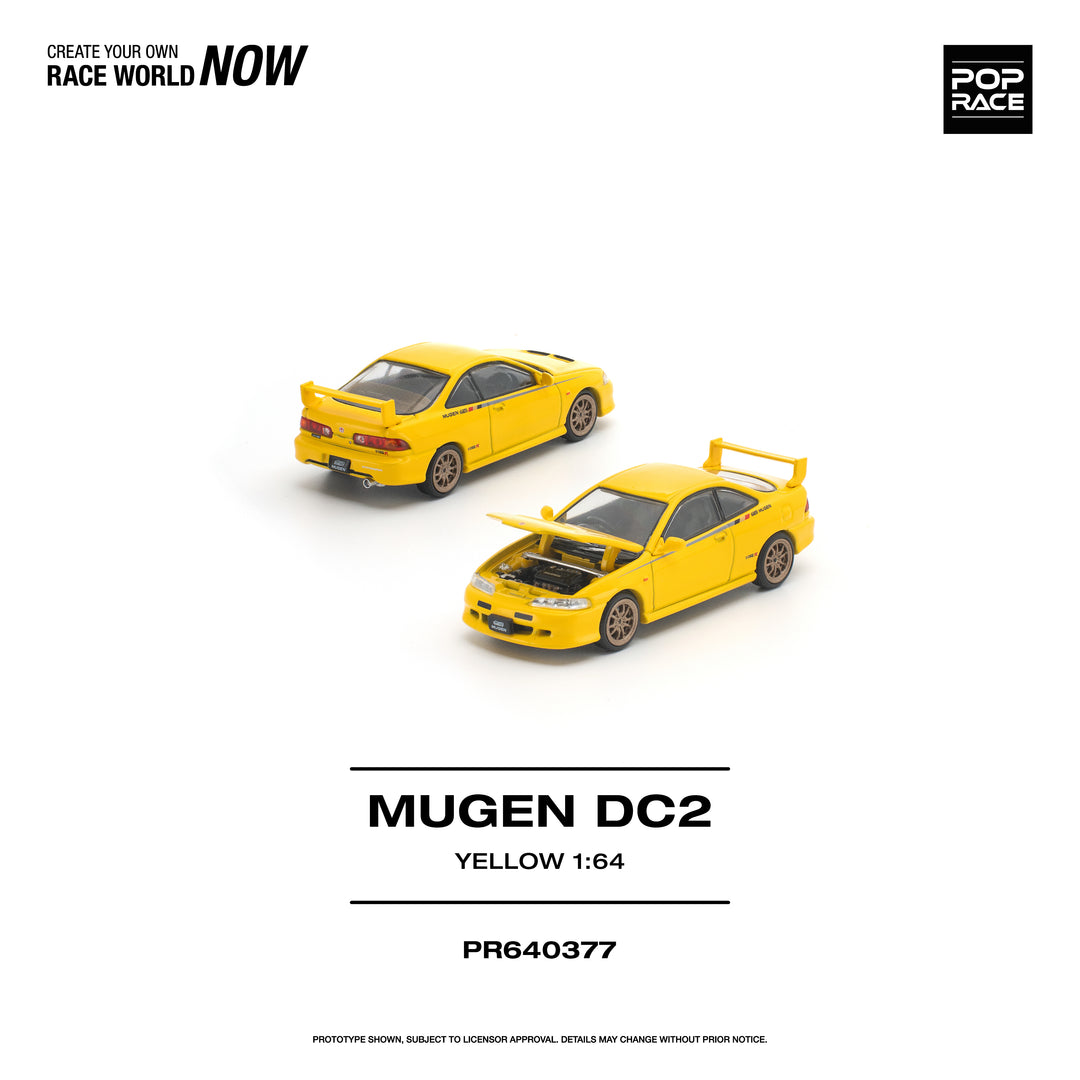 *Pre-Order* Pop Race - Mugen DC2 - Yellow