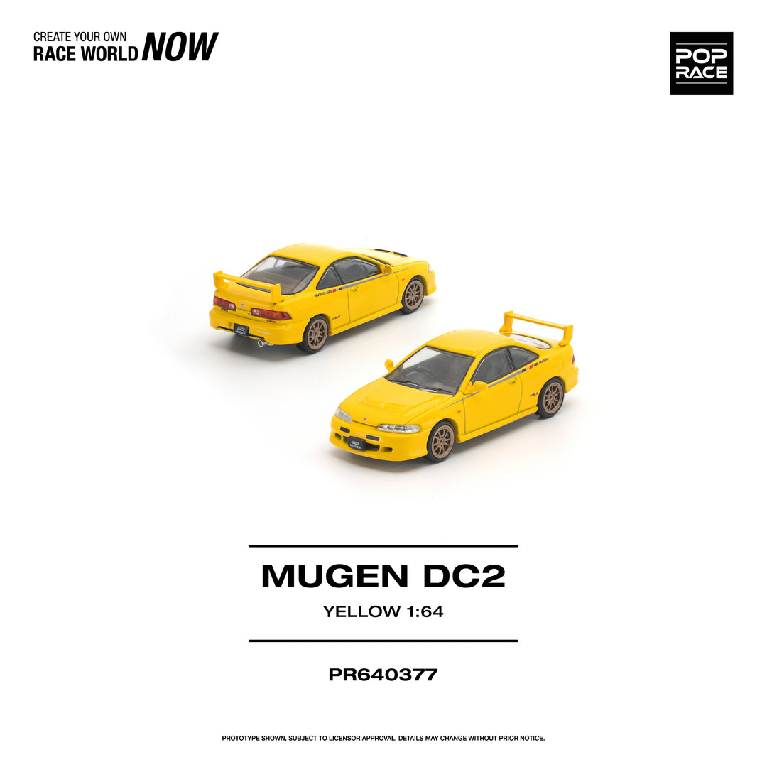 *Pre-Order* Pop Race - Mugen DC2 - Yellow