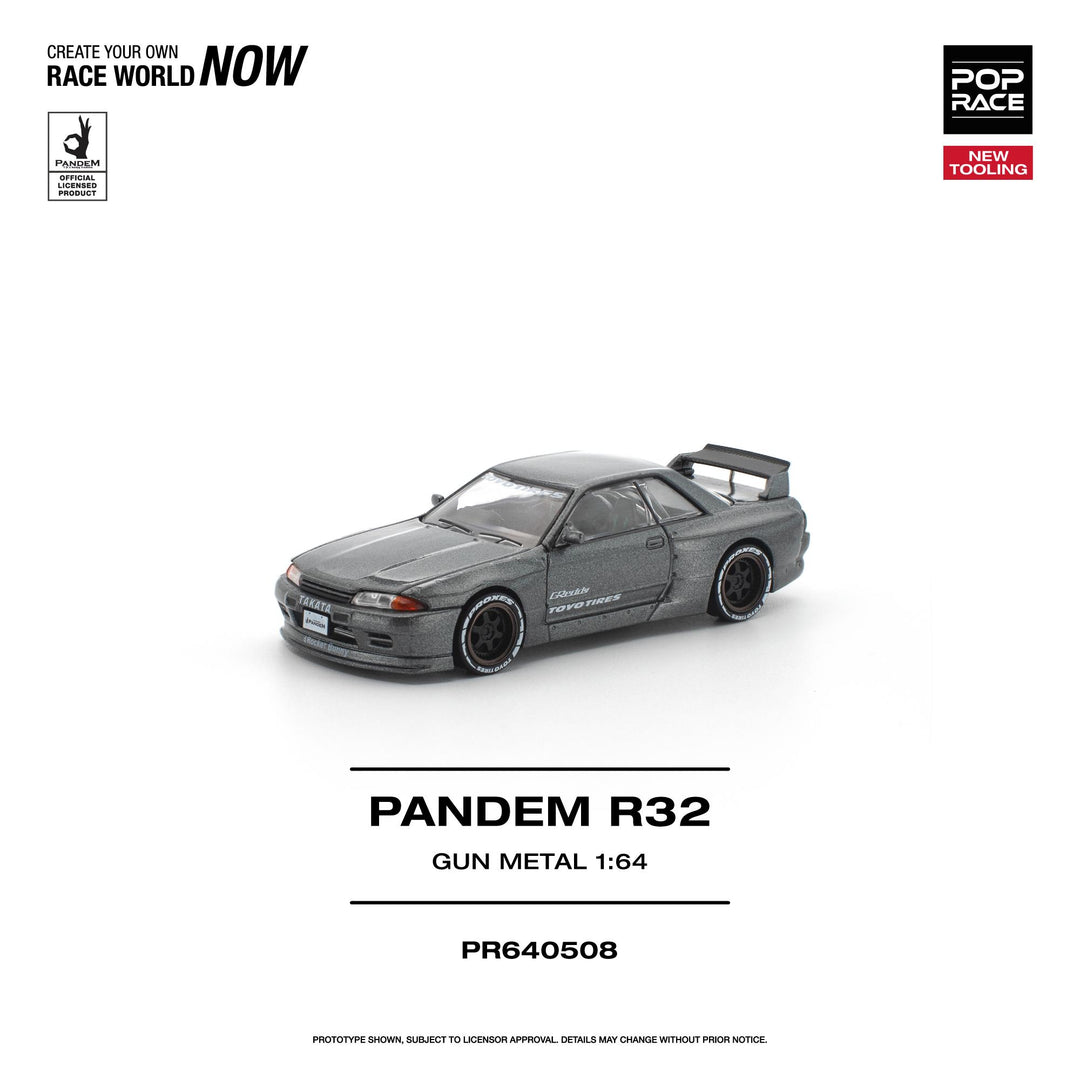 *Pre-Order* Pop Race - PANDEM R32 - Gun Metal