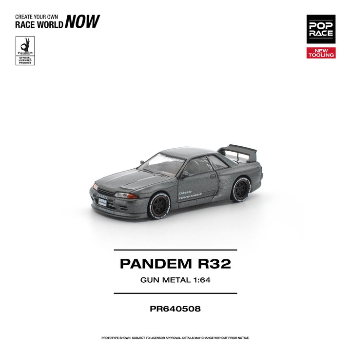 *Pre-Order* Pop Race - PANDEM R32 - Gun Metal