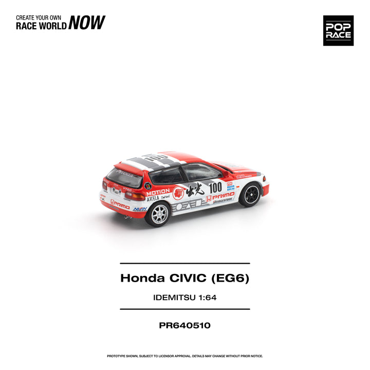 *Pre-Order* Pop Race - Honda Civic EG6 - Idemitsu Motion Infinite