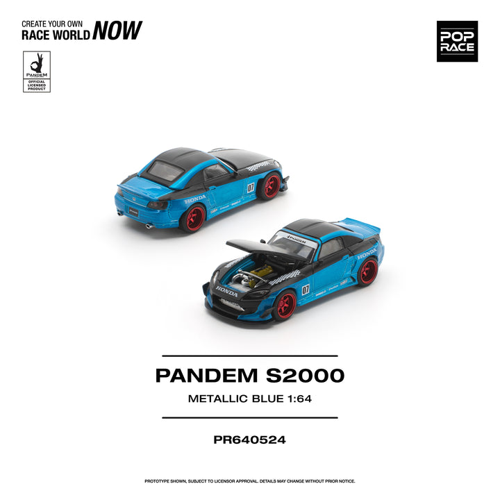 *Pre-Order* Pop Race - PANDEM S2000 - Metallic Blue