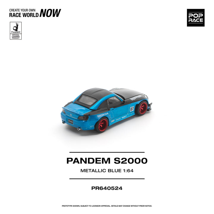 *Pre-Order* Pop Race - PANDEM S2000 - Metallic Blue