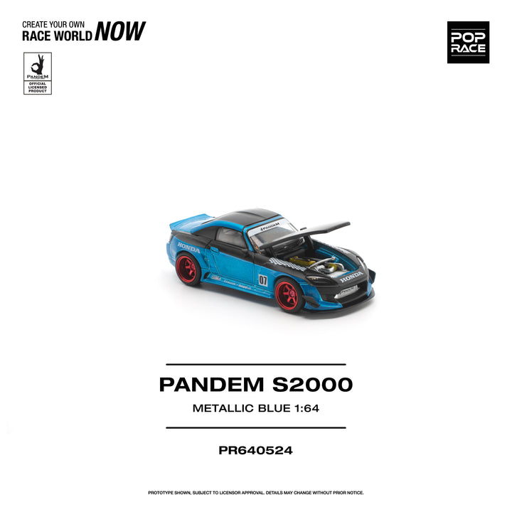 *Pre-Order* Pop Race - PANDEM S2000 - Metallic Blue