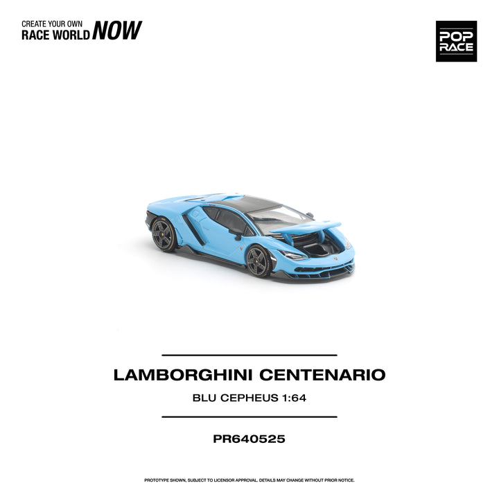 *Pre-Order* Pop Race - Lamborghini Centenario - Blu Cepheus