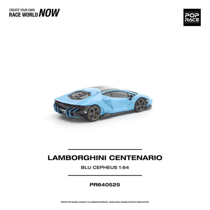 *Pre-Order* Pop Race - Lamborghini Centenario - Blu Cepheus