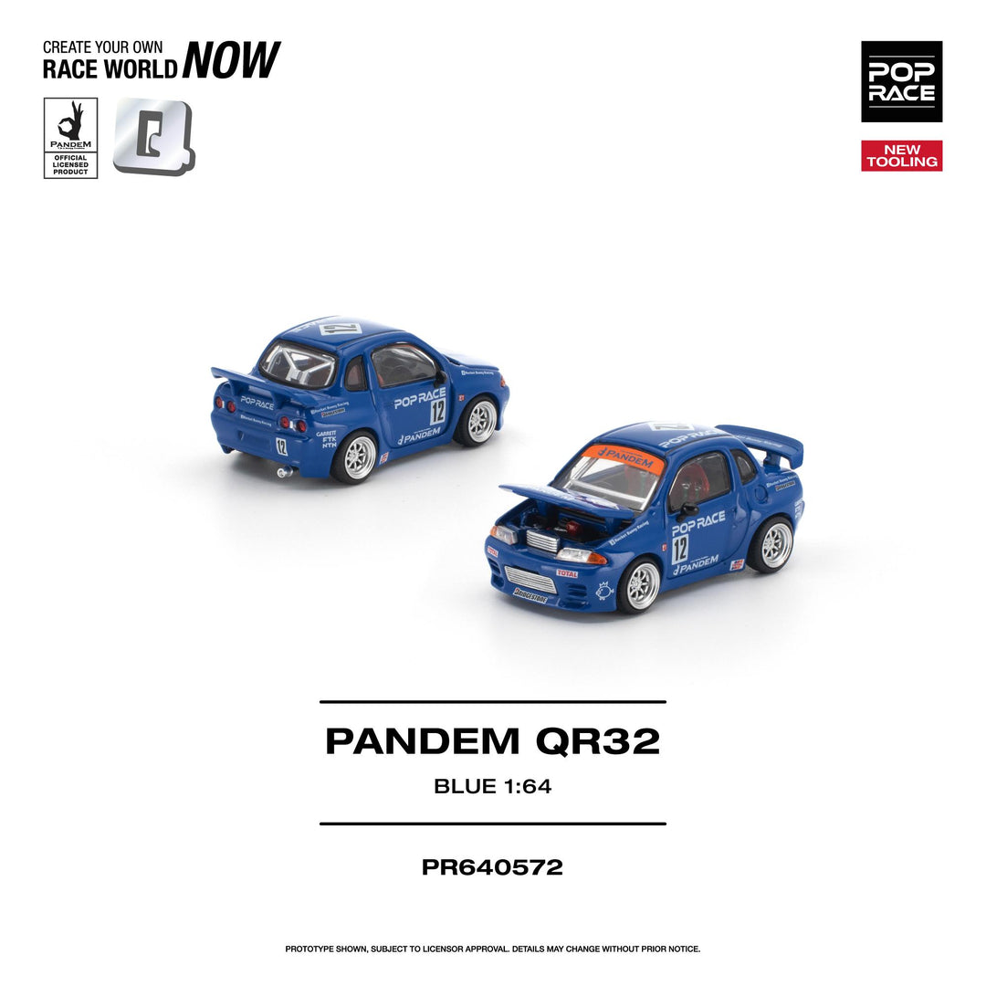 *Pre-Order* Pop Race - Pandem QR32 - Blue