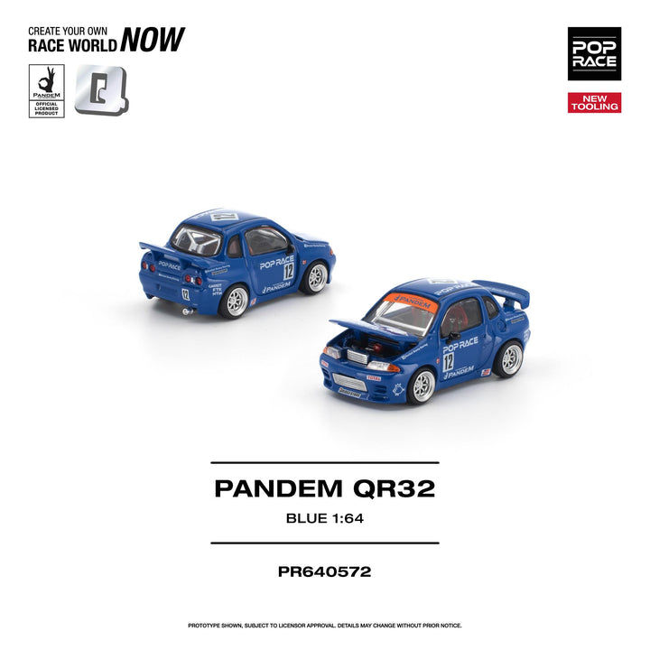 *Pre-Order* Pop Race - Pandem QR32 - Blue