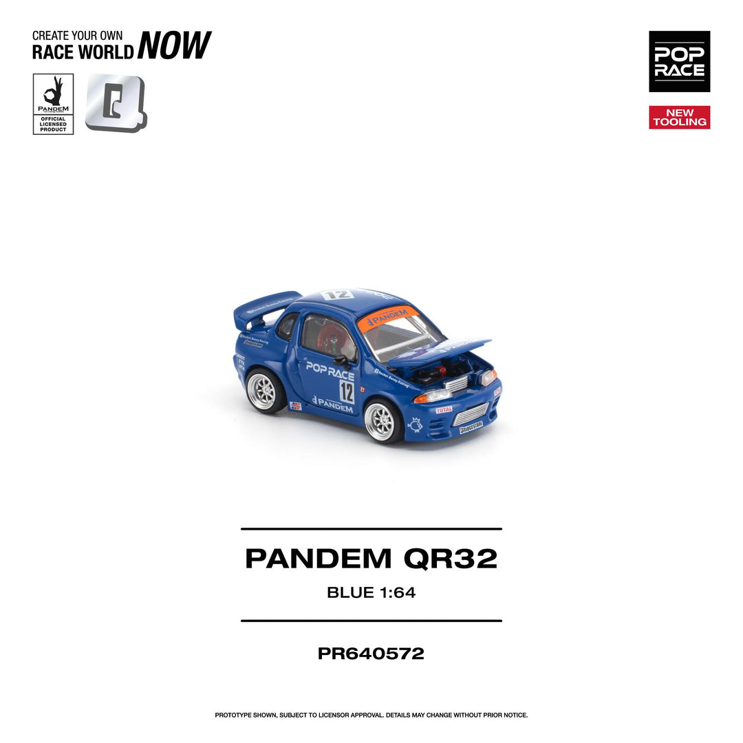 *Pre-Order* Pop Race - Pandem QR32 - Blue