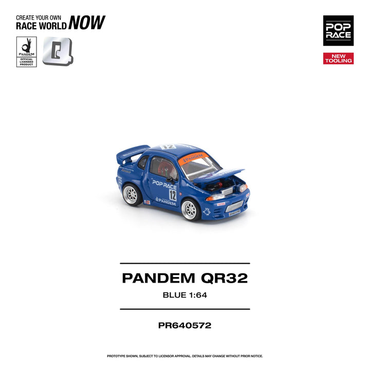 *Pre-Order* Pop Race - Pandem QR32 - Blue