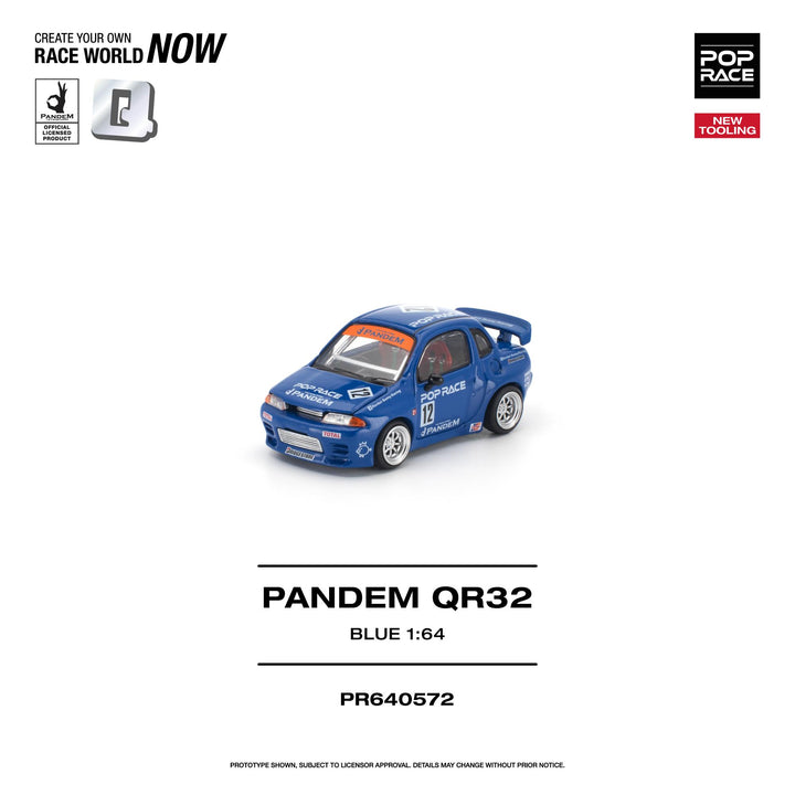 *Pre-Order* Pop Race - Pandem QR32 - Blue