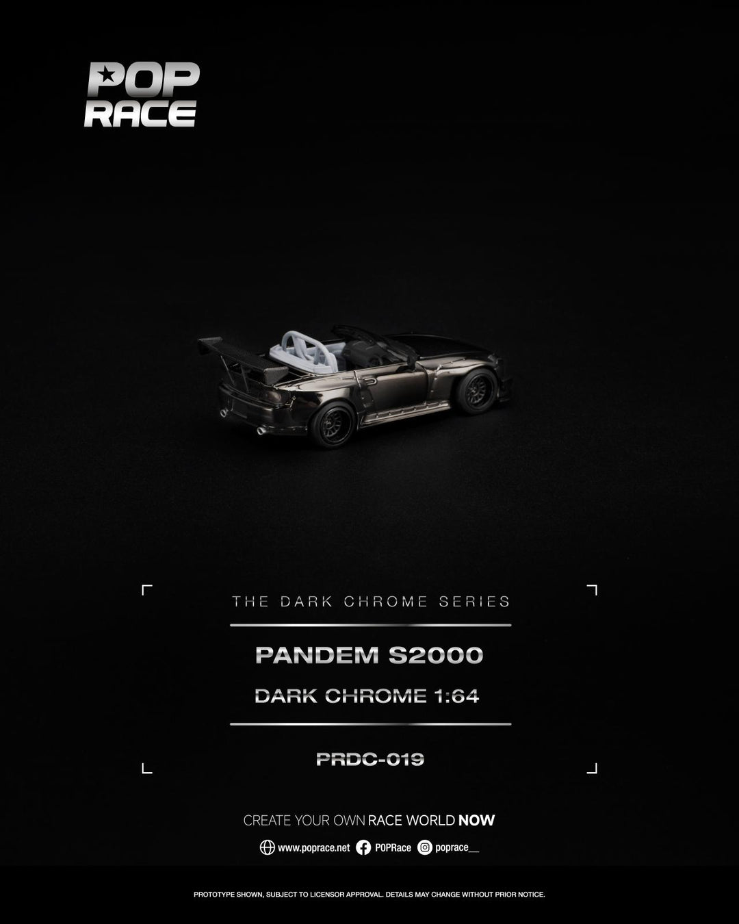 *Pre-Order* Pop Race - Pandem S2000 - The Dark Chrome Series
