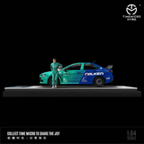 Time Micro - Mitsubishi Lancer Evolution X "Falken" w/ Figure