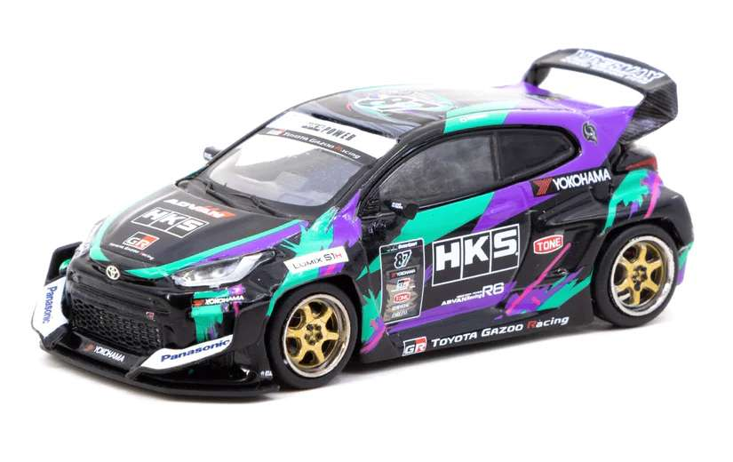 Tarmac Works - HKS Racing Performance GR Yaris - Hobby64 Series
