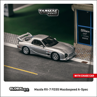 Tarmac Works - Mazda RX-7 (FD3S) Mazdaspeed A-Spec - Silver Stone Metallic - Global64 Series