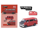 Tarmac Works - Dodge Van - Red