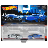 Hot Wheels - Lamborghini Aventador Coupe & Lamborghini Huracan LP 610-4 - 2022 Car Culture 2-Pack