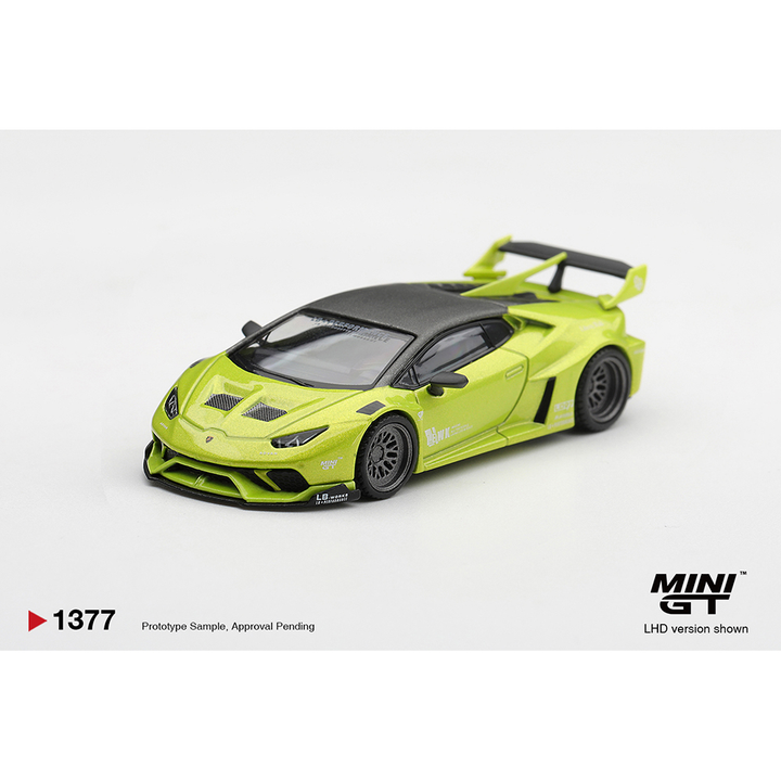 *Pre-Order* Mini GT - Lamborghini Huracán LB★WORKS Lime Metallic – Limited Edition