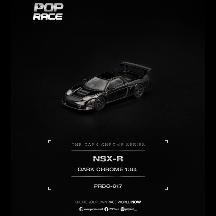 *Pre-Order* Pop Race - NSX-R - The Dark Chrome Series