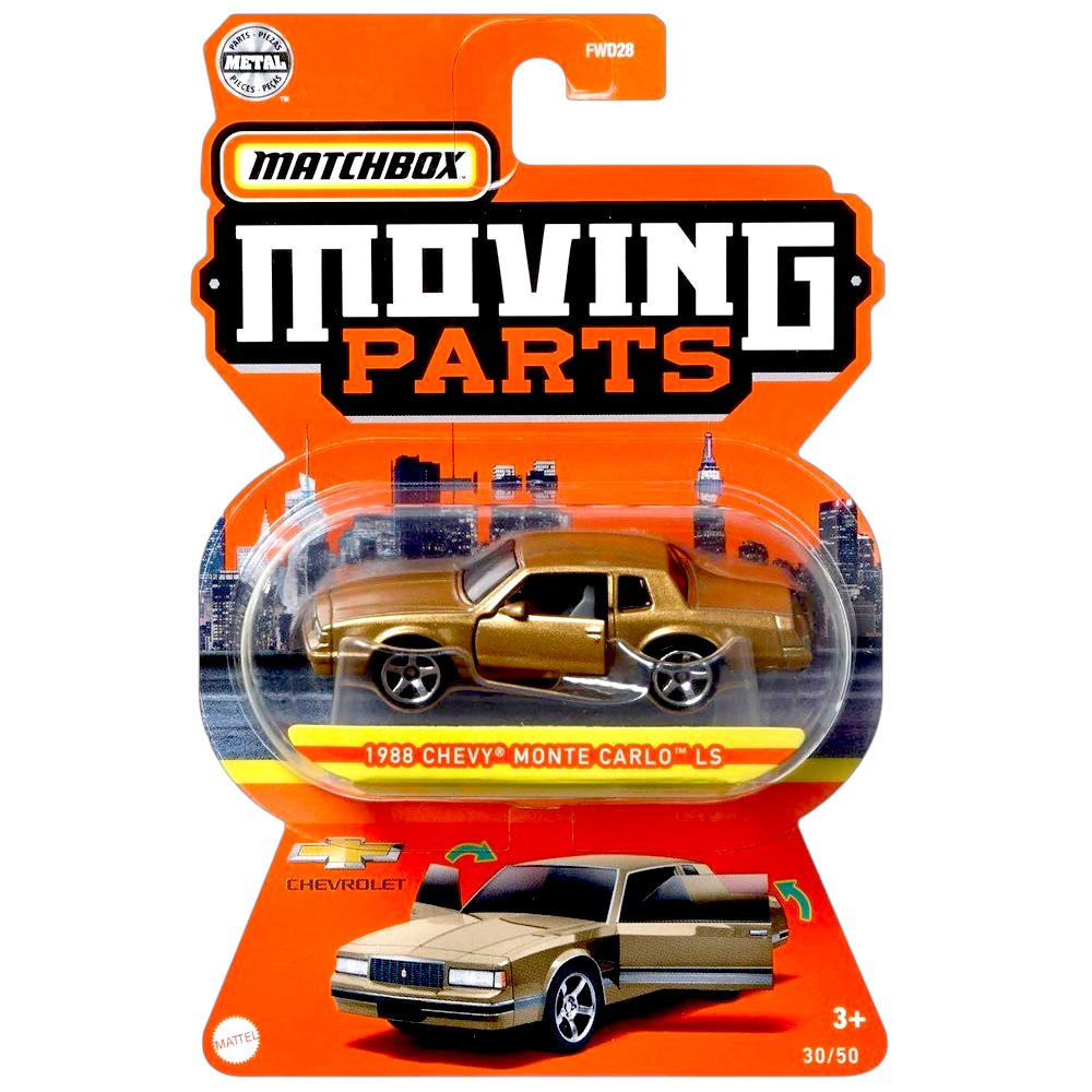 Matchbox - 1988 Chevy Monte Carlo LS - 2021 Moving Parts Series