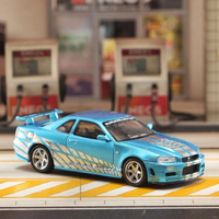 Stance Hunters x Gurucollector - Nissan Skyline GT-R (BNR34) Z-Tune "Chrome Blue"