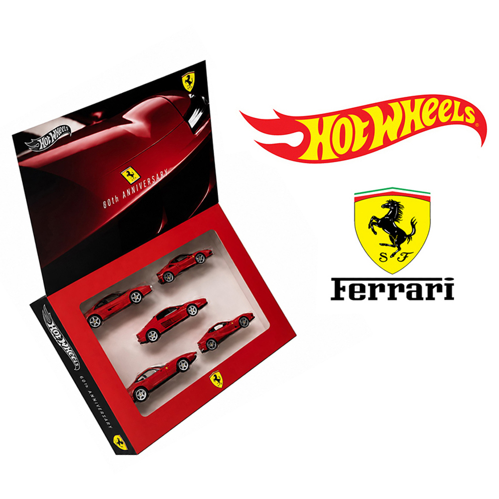 *Pre-Order* Hot Wheels - Silver Series Ferrari 80th Anniversary 5-Pack Multipack - 2027