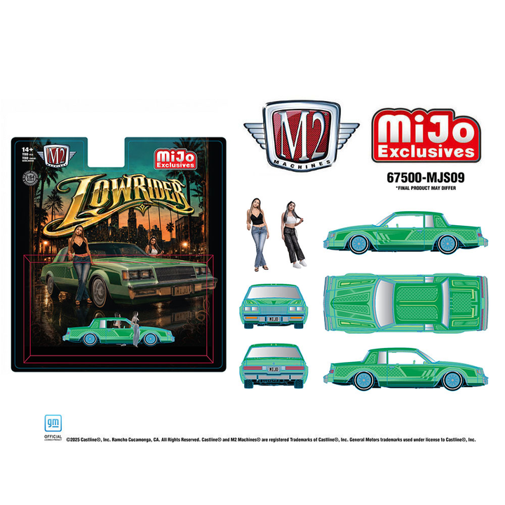 *Pre-Order* M2 Machines - Diorama Series 1987 Buick Regal Lowriders with 2 Female Figures – Mijo Exclusives