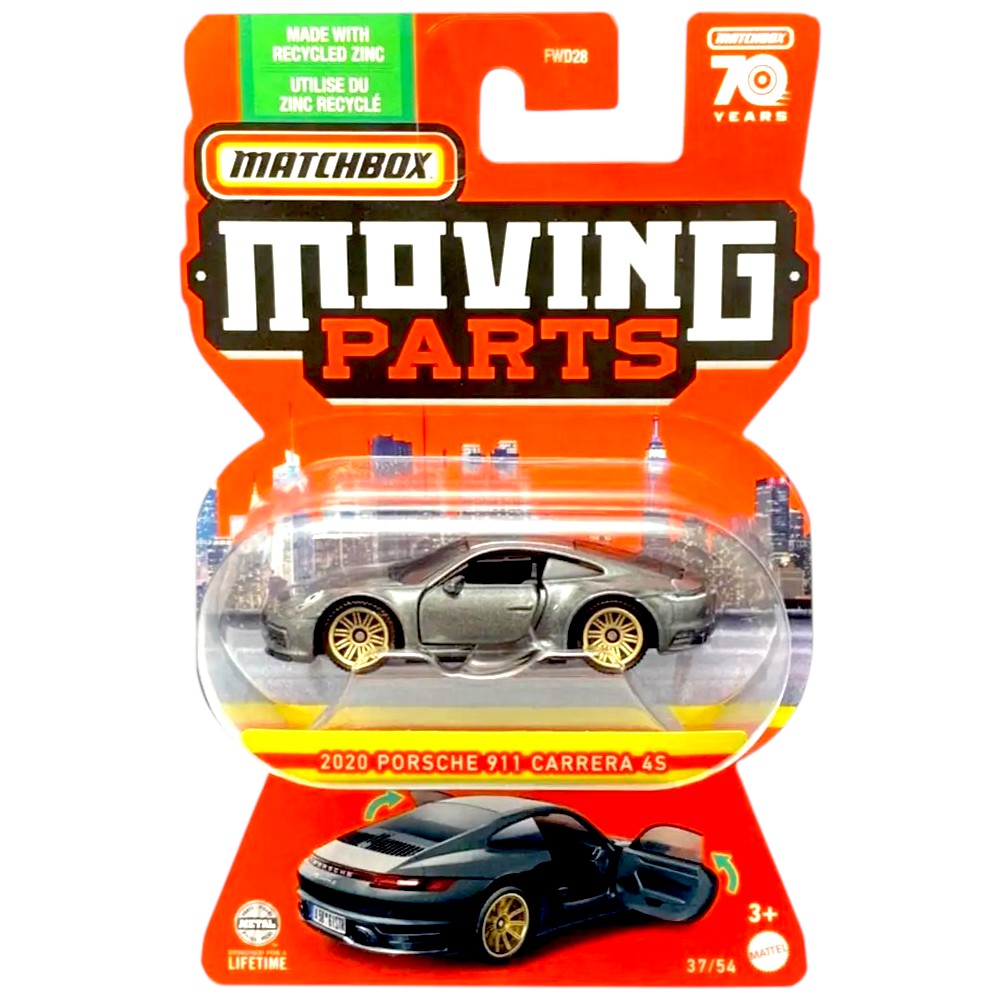Matchbox - 2020 Porsche 911 Carrera 4S - 2023 Moving Parts Series