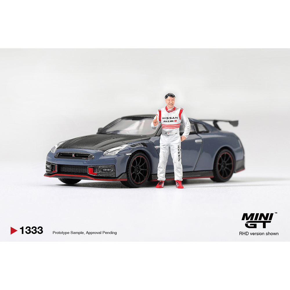 *Pre-Order* Mini GT - Nissan GT-R Nismo 2024 Tsukuba Production Car Lap Record W / Matsuda Figure Tsugio Matsuda Collection – Limited Editrion