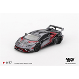 *Pre-Order* Mini GT - LB★WORKS Lamborghini Huracán GT RONIN – Grey