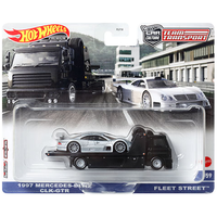 Hot Wheels - 1997 Mercedes-Benz CLK-GTR & Fleet Street - 2023 Team Transport Series