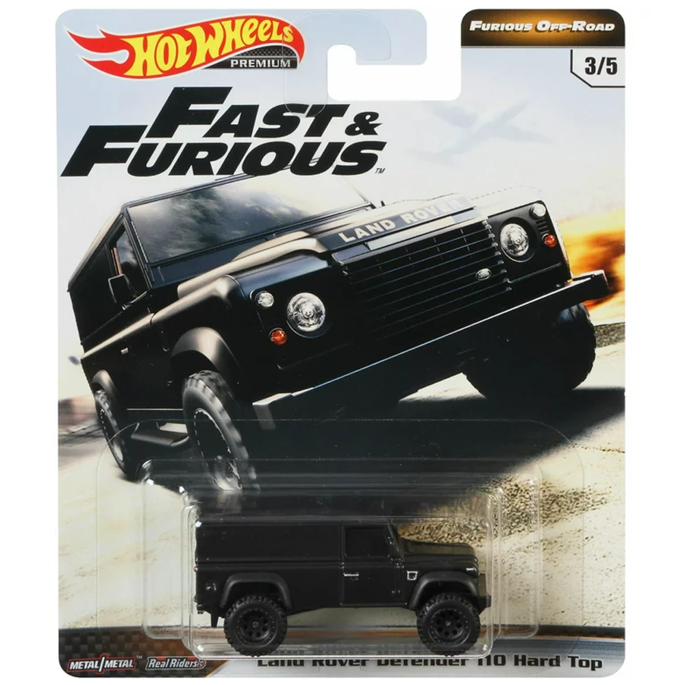 Hot Wheels - Land Rover Defender 110 Hard Top - 2019 F&amp;F Furious Off-Road Series