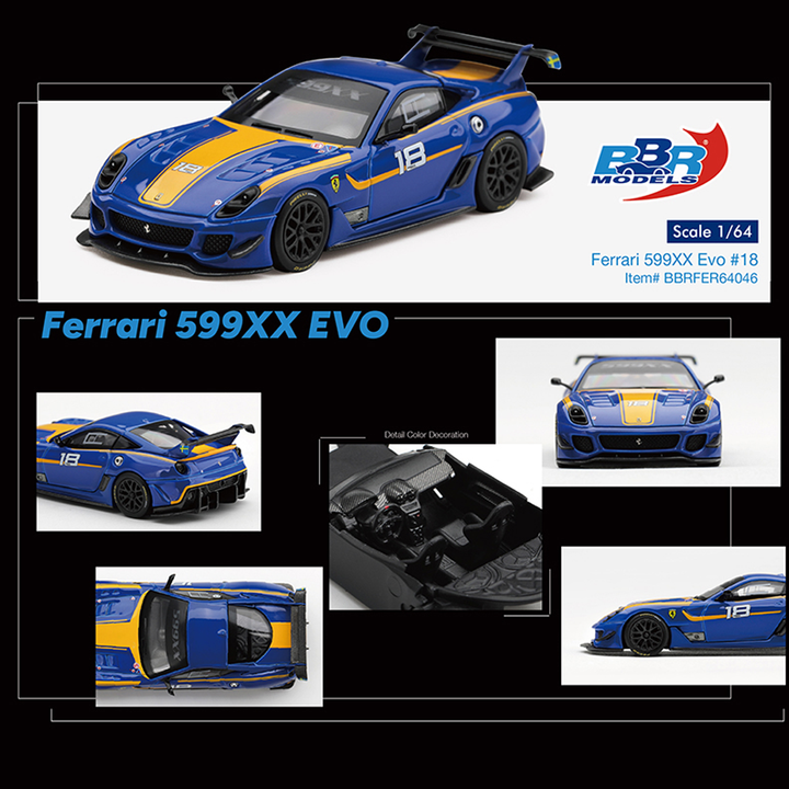 *Pre-Order* BBR Models - Ferrari 599XX EVO 