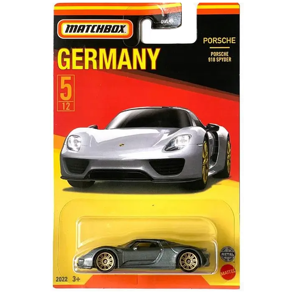 Matchbox - Porsche 918 Spyder - 2022 Germany Collection Serie