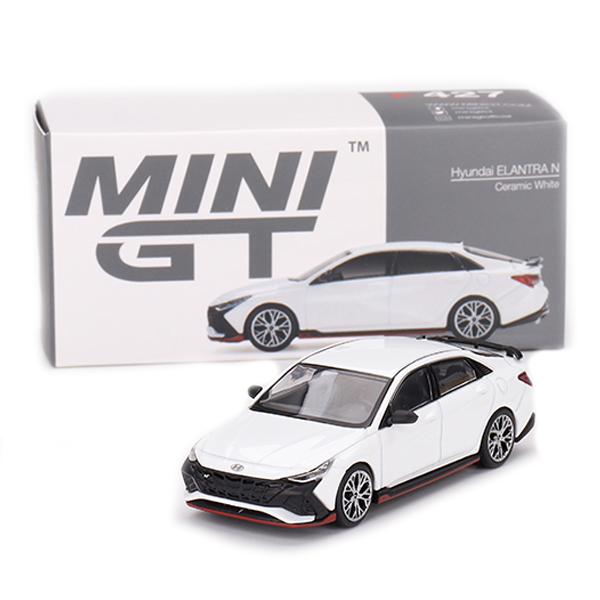 Mini GT - Hyundai Elantra N - Ceramic White