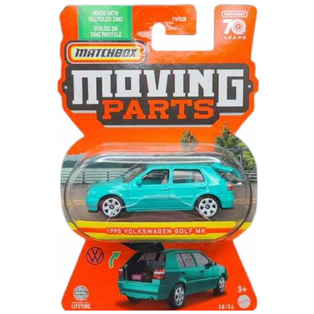Matchbox - 1995 Volkswagen Golf MK - 2023 Moving Parts Series