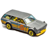 Hot Wheels - '71 Datsun 510 Wagon - 2019 Satin & Chrome Series