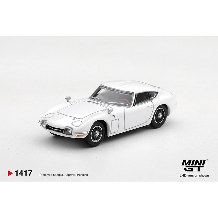 *Pre-Order* Mini GT - Toyota 2000GT Pegasus White – Limited Edition