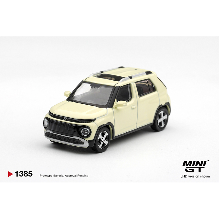 *Pre-Order* Mini GT - Hyundai Casper Butter Cream Yellow Pearl *Korea Exclusive*