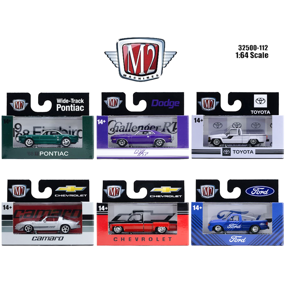 *Pre-Order* M2 Machines - Auto-Thentics Series 112 6-Car Assortment