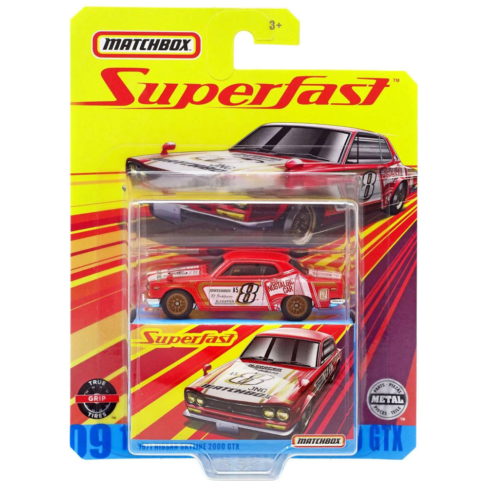 Matchbox - 1971 Nissan Skyline 2000 GTX - 2020 Superfast Series