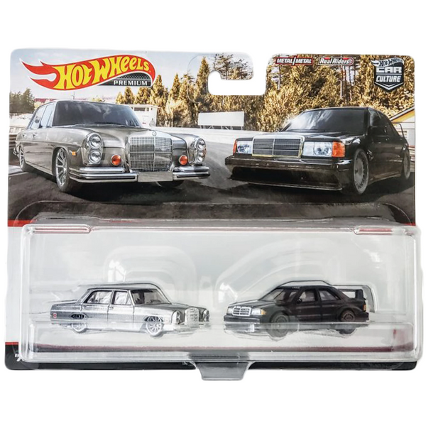 Hot Wheels - '72 Mercedes-Benz 280 SEL 4.5 & Mercedes-Benz 190E 2.5-16 - 2021 Car Culture 2-Pack