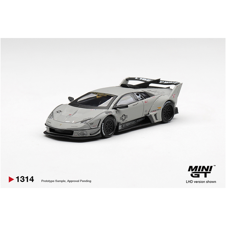 *Pre-Order* Mini GT - Lamborghini LB-Silhouette WORKS MURCIELAGO GT Evo Fighter – Grey – Limited Edition