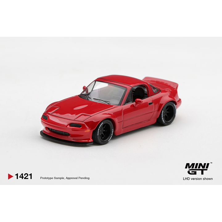 *Pre-Order* Mini GT - Mazda MX-5 (NA) Pandem – Classic Red – Limited Edition
