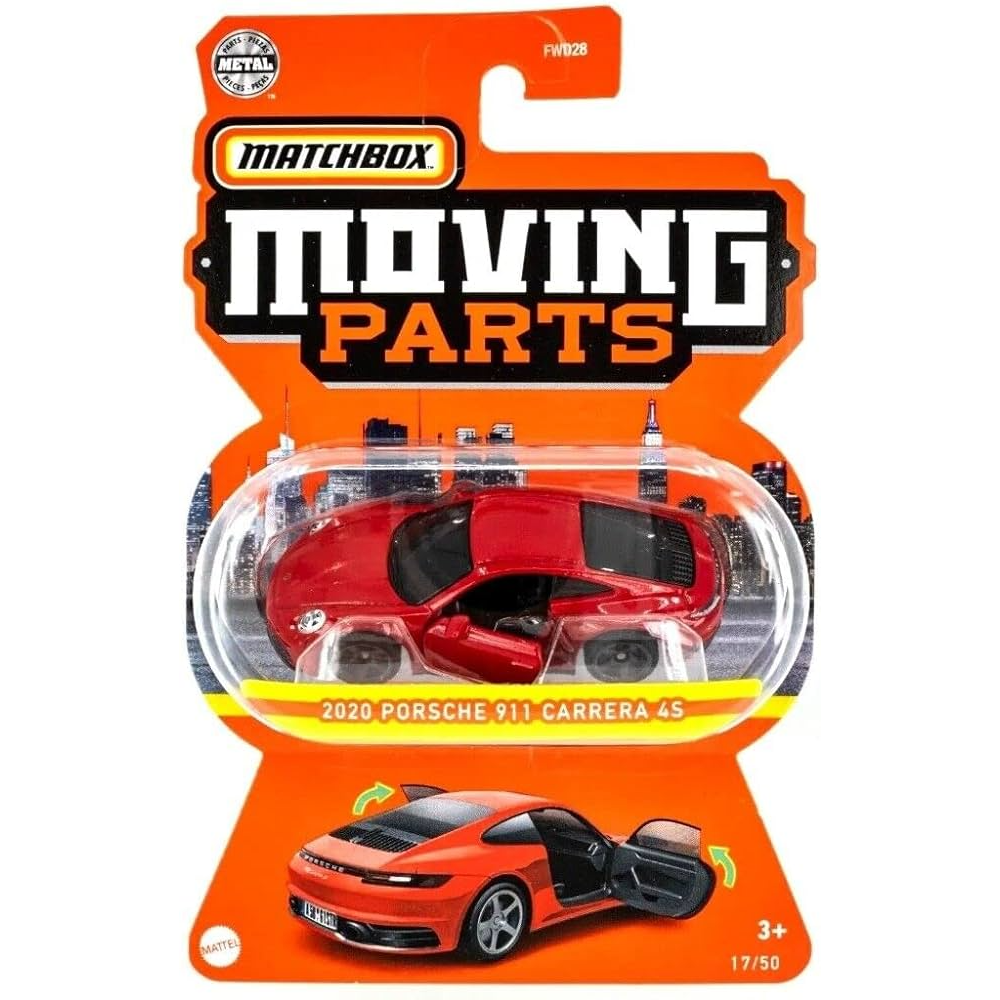 Matchbox - 2020 Porsche 911 Carrera 4S - 2022 Moving Parts Series