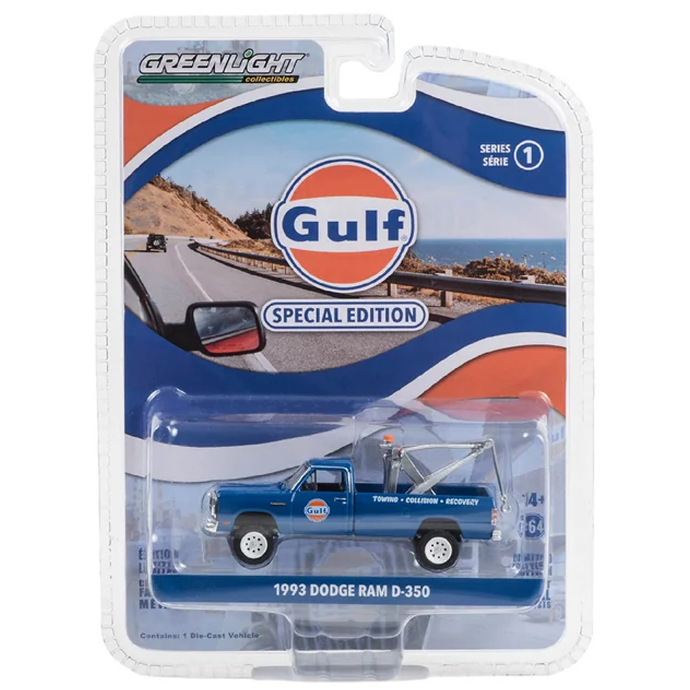 Greenlight - 1993 Dodge Ram D-350 - 2023 Gulf Oil Special Edition Series 1